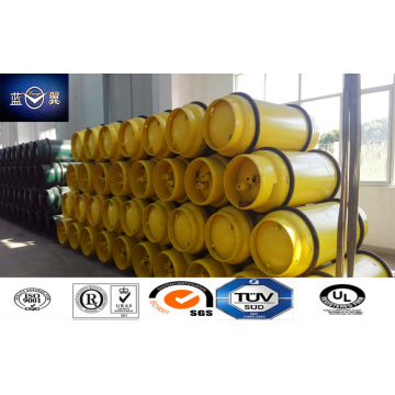 840L, 1000L, Refillable Medium Pressure Welding Gas Cylinder for Liquified Chlorine